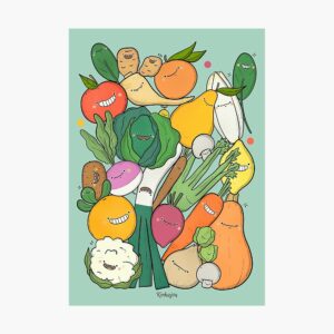 Fruits et légumes Janvier (A4)