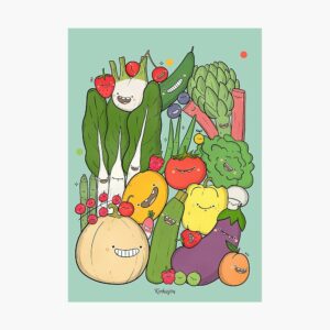Fruits et légumes Juin (A4)