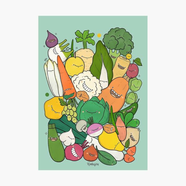 Fruits et légumes Octobre (A4)