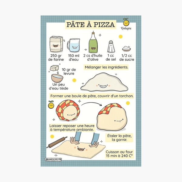 Pâte à pizza (10x15)