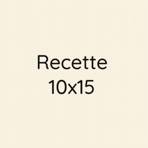 Recette 10x15